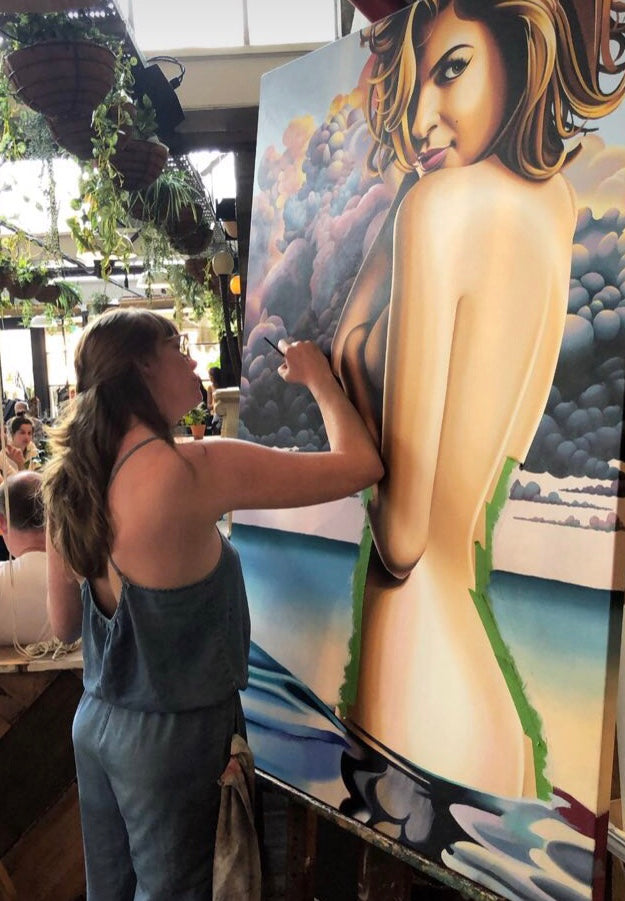 The Skinny Dip Original Painting