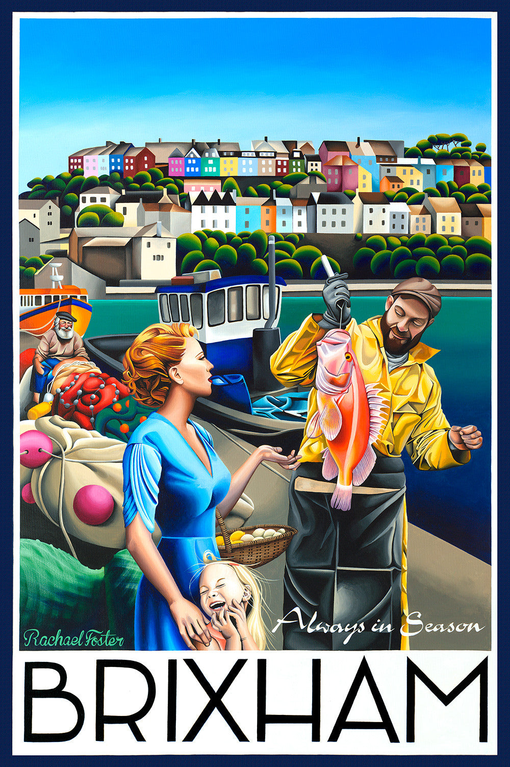 BRIXHAM Print
