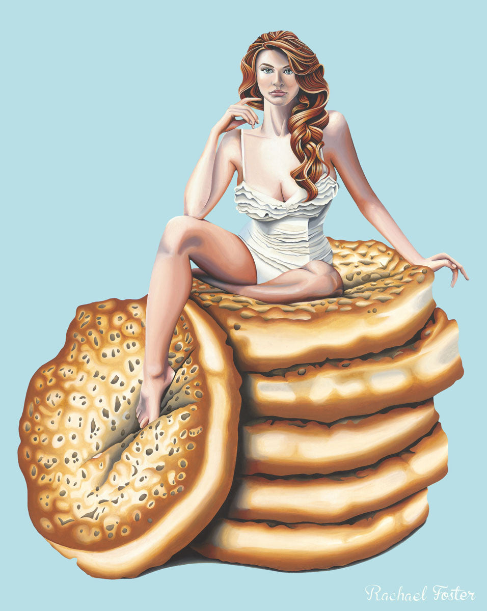Crumpet PinUp Print
