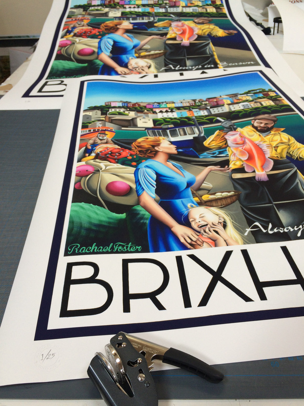 BRIXHAM Print