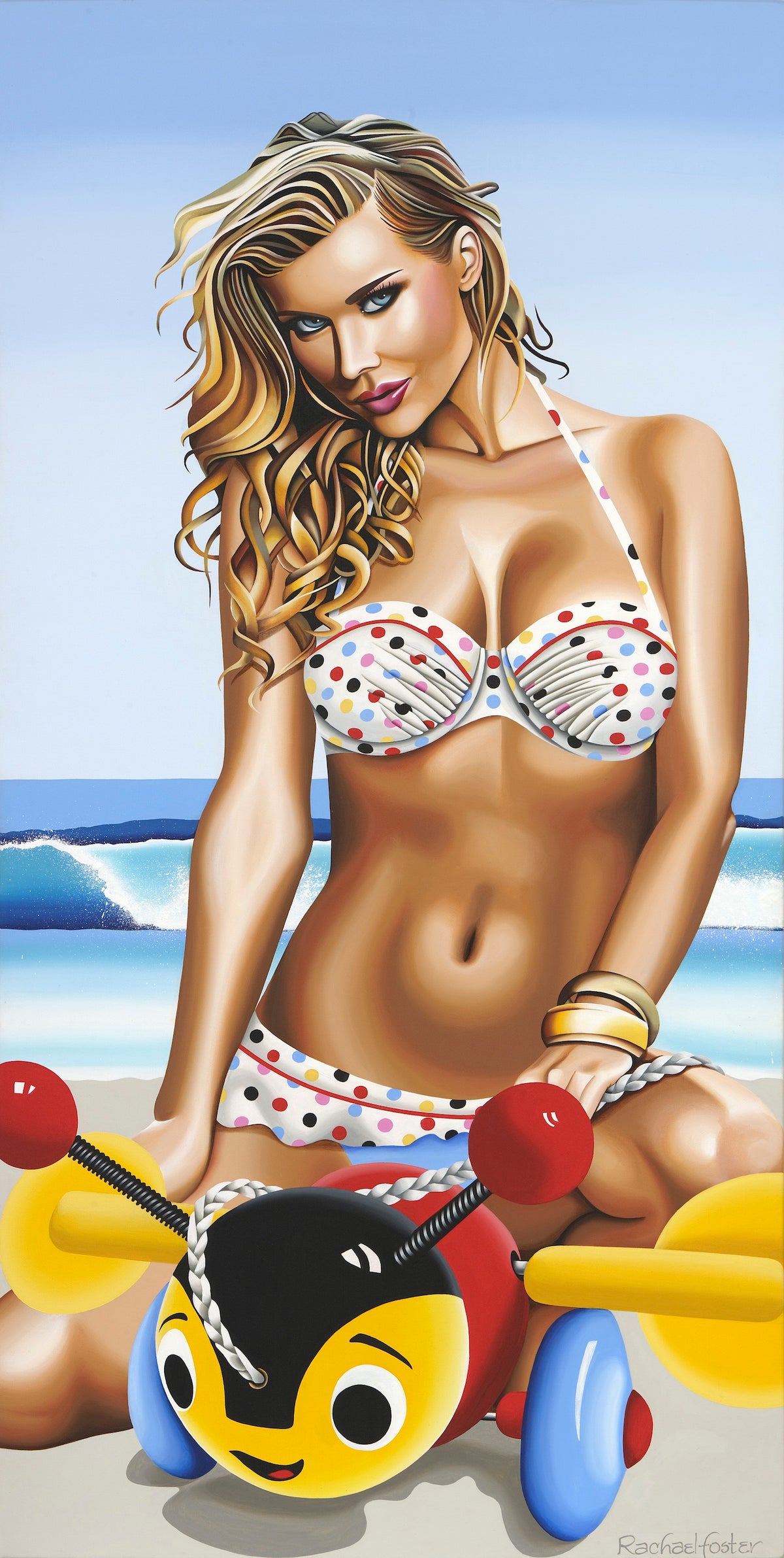 Buzzy Bee PinUp Print