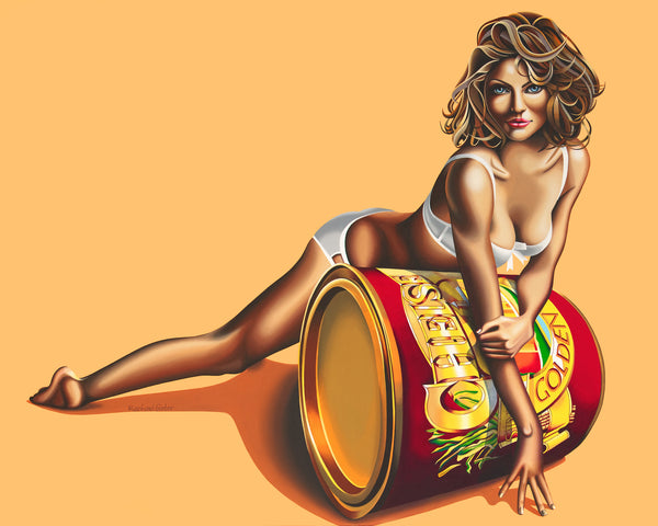Golden Syrup PinUp Print