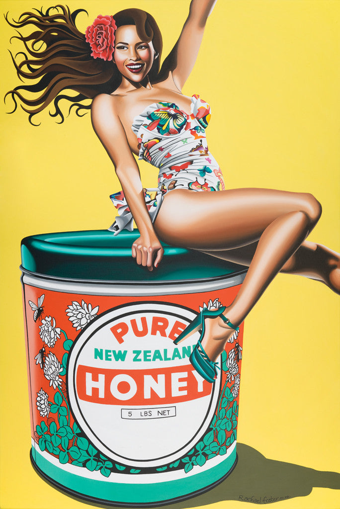Honey PinUp Print